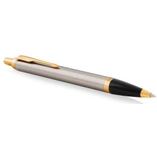 PARKER Ручка шариков. IM Core K321 (1931670) Brushed Metal GT M син. черн. подар.кор