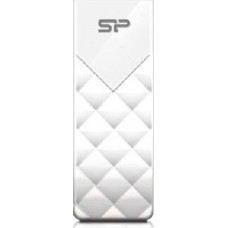 USB флеш SILICON POWER 16GB ULTIMA U03 белый выдвижной
