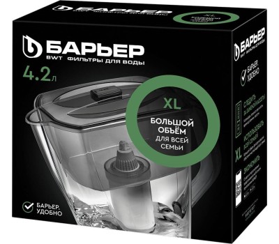 Фильтр-кувшин БАРЬЕР В015Р00 ГРАНД NEO антрацит