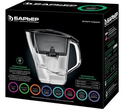 Фильтр-кувшин БАРЬЕР В015Р00 ГРАНД NEO антрацит