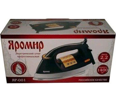 Утюг ЯРОМИР ЯР-001 черный