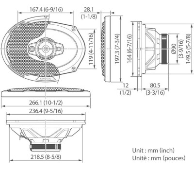 Автоакустика KENWOOD KFC-PS6986