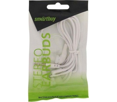 Наушники проводные SMARTBUY (SBE-012) A4 белые (пакет)