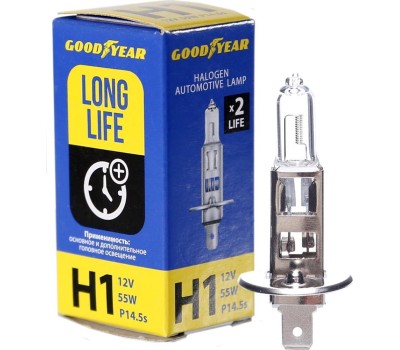 Лампа галогенная GOODYEAR GY011122 лампа галогенная автомобильная Н112V 55W P145s Long Life