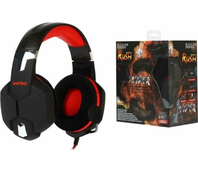 Гарнитура SMARTBUY (SBHG-9740) RUSH ASPID черн/красный