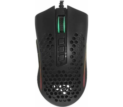 Проводная игровая мышь REDRAGON (71122) Storm Basic 12400 DPI, черная, легкая