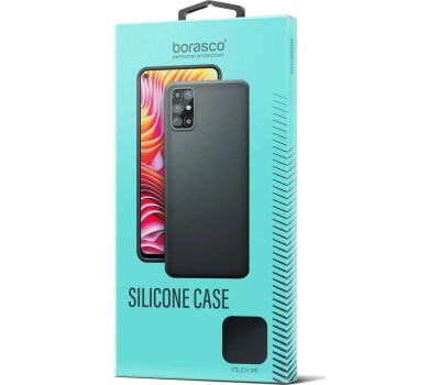 BORASCO Чехол (клип-кейс) для Samsung Galaxy A03 Core, противоударный, черный (матовый) [40944]