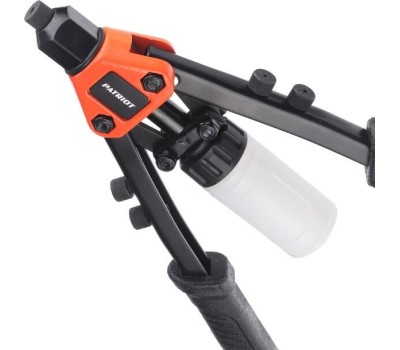 Заклепочник PATRIOT 350007513 RDP 280, двуручный, компактный, контейнер, 2.4-4.8 мм
