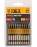 Набор бит DENZEL Набор бит PH2х60, сталь S2, круглый профиль, 10 шт. 11642