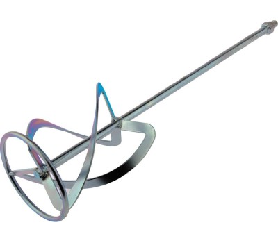 Насадка СИБРТЕХ Насадка для миксера, для тяжелых растворов, 140 х 590 мм, оцинкованная, хвостовик резьба М14