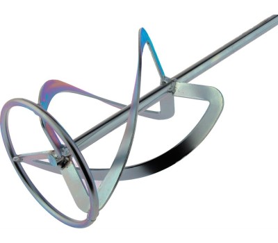 Насадка СИБРТЕХ Насадка для миксера, для тяжелых растворов, 140 х 590 мм, оцинкованная, хвостовик резьба М14