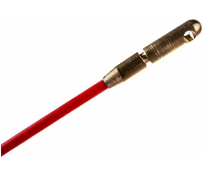 Протяжка REXANT (47-1100) Протяжка кабельная (мини УЗК в бухте), стеклопруток, d=3,5мм, 100м, красная