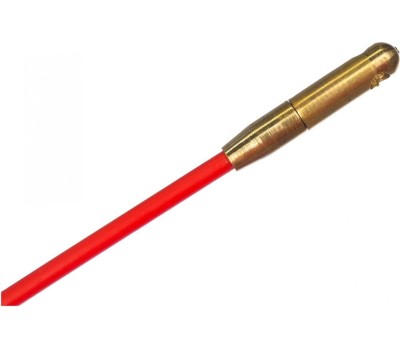 Протяжка REXANT (47-1100) Протяжка кабельная (мини УЗК в бухте), стеклопруток, d=3,5мм, 100м, красная