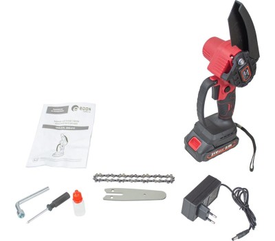 Пила цепная аккумуляторная EDON UNS-21A черный/красный 22259 4