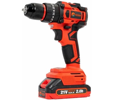 Дрель-шуруповерт EDON UAD-21PBL черный/красный 27519 21В, 2аккум., бесщеточный