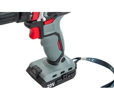 Дрель-шуруповёрт P.I.T. Дрель ударная аккум. бесщёточная PSB20H-10C X-DRIVER SOLO (20В, 40Нм, патрон 10 мм, 2 ск)