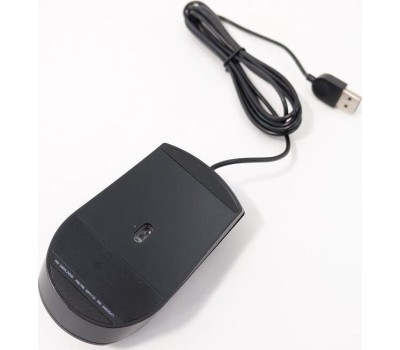 LENOVO Мышь проводная Essential, оптическая, USB, 1600dpi, черный [4y50r20863]