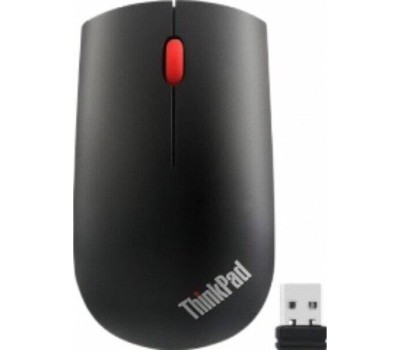 LENOVO Мышь проводная Essential, оптическая, USB, 1600dpi, черный [4y50r20863]