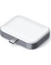 SATECHI Беспроводная зарядка USB-C Wireless Charging Dock для AirPods. Цвет серый космос