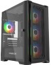 Powercase ByteFlow Micro Black, Tempered Glass, 4х 120mm ARGB fans, ARGB HUB, чёрный, mATX (CAMBFB-A4)