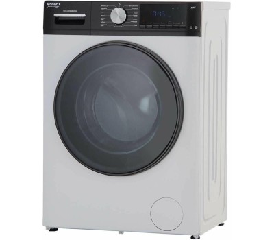 Стиральная машина KRAFT Стиральная машина TCH-HD8586SW, с фронтальной загрузкой, 8кг, 1400об/мин, с паром, инверторная
