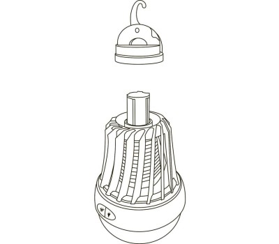 GAUSS Лампа антимоскитная Mosquito 7Вт белый (GMQ02)