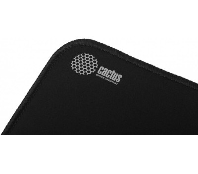 Коврик CACTUS Коврик для мыши Black черный, ткань, 300х250х3мм [cs-mpc-d01m]
