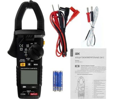 IEK Клещи токоизмерительные ARMA2L 5 CM1C, измер.ток: переменный [a2l5-cm13-01]