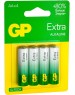 GP AA Батарейка Extra Alkaline 15AXA21-2CRSBC4, 4 шт
