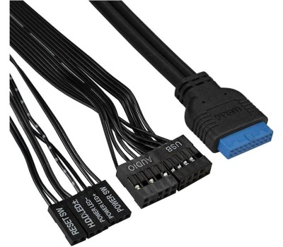 Корпус для ПК EXEGATE Корпус MIDITOWER ATX W/PSU USB+2xUSB3.0 аудио черный XP-333U EX283075RUS