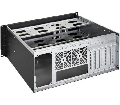 Procase 4U300-08 Корпус 4U server case,8HDD,черный,без блока питания PS/2 ATX,глубина 300мм, MB ATX 12
