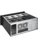 Procase 4U300-08 Корпус 4U server case,8HDD,черный,без блока питания PS/2 ATX,глубина 300мм, MB ATX 12