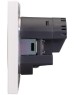 KRANZ Розетка STRONG 1-ая с/з с/у з/ш 16А с USB A+C быстрой зарядки 5В/3А жемчуг