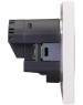KRANZ Розетка STRONG 1-ая с/з с/у з/ш 16А с USB A+C быстрой зарядки 5В/3А жемчуг
