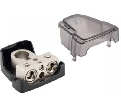 Клемма ASPECT Клемма АКБ плюсовая, BTP-2028, 2х0(4)Ga + 2х8Ga, никель