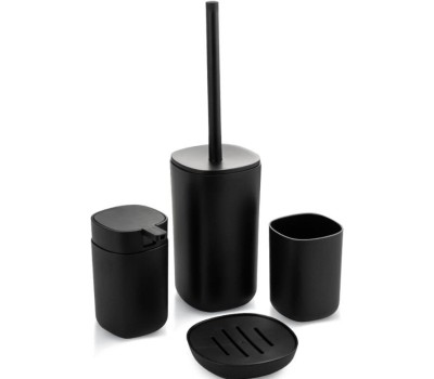 САНАКС - Дозатор для жидкого мыла настольный, ЧЁРНЫЙ, пластиковый 29038