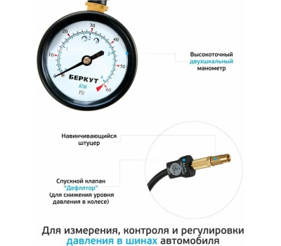 Манометр БЕРКУТ ADG0-32 манометр