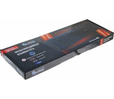 Мультимедиа клавиатура компьютерная SMARTBUY (SBK-206US-K) SLIM USB черный