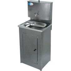 Умывальник АКВАТЕКС бак антикорроз. без ЭВН+мойка нерж. серебро