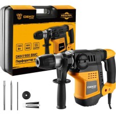 Перфоратор сетевой DEKO DKH1900, 1900 Вт, с патроном SDS-max, 9 Дж, в кейсе 063-4258