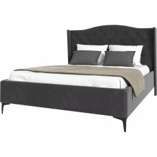 Кровать интерьерная НК-МЕБЕЛЬ TANGO кровать 1600х2000 Велюр Серый 72306798 (2 кор.)