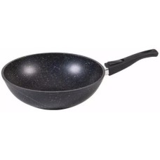 Посуда МЕЧТА 078802 Гранит black WOK 28 см съемная ручка