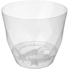 Горшок цветочный HOMVER Laurel для орхидей D175мм, 2,3л с поддоном (бесцветный) 221615101/00