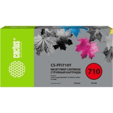 Картридж CACTUS Картридж CS-PFI710Y, PFI-710 Y, желтый пигментный / CS-PFI710Y