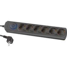 Сетевой фильтр IPPON Сетевой фильтр BK-6-EU-5-10-B, 5м, черный