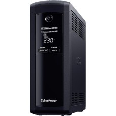 ИБП CYBERPOWER ИБП VP1200EILCD {Line-Interactive, Tower, 1200VA/720W USB/RS-232/RJ11/45 (4 + 4 С13), 12В/7,2 Ач х 2}