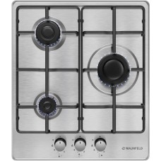 Варочная панель газовая MAUNFELD Газовая варочная панель EGHS.43.3STS-ES/G, 3 конфорки, нержавеющая сталь, серебристый