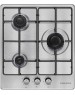 Варочная панель газовая MAUNFELD Газовая варочная панель EGHS.43.3STS-ES/G, 3 конфорки, нержавеющая сталь, серебристый