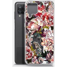 BORASCO Чехол (клип-кейс) ArtWorks, для Samsung Galaxy A12/M12, прозрачный/рисунок [51402]