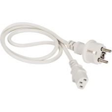 LANMASTER Шнур питания LAN-PP13/SH-1.0-WH C13-Schuko проводник.:3x0.75мм2 1м 220В 10А белый